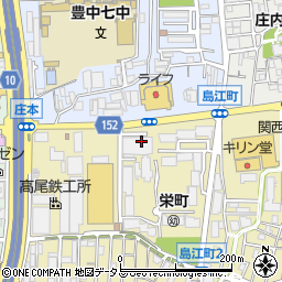 豊中市医療保健センター　南部診療所・歯科周辺の地図