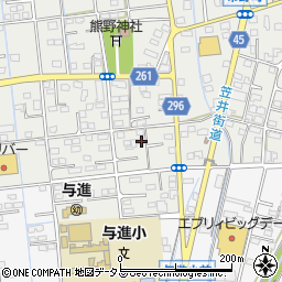 静岡県浜松市中央区市野町2370周辺の地図