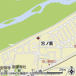 京都府木津川市木津宮ノ裏21周辺の地図