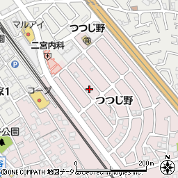 兵庫県加古川市平岡町つつじ野1-173周辺の地図
