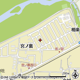 京都府木津川市木津宮ノ裏36-141周辺の地図