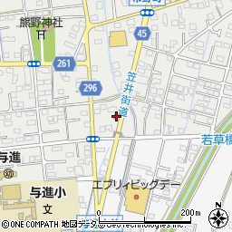 静岡県浜松市中央区市野町1579周辺の地図
