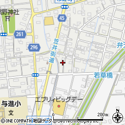 静岡県浜松市中央区市野町1518周辺の地図