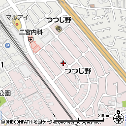 兵庫県加古川市平岡町つつじ野1-163周辺の地図