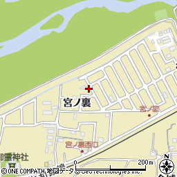 京都府木津川市木津宮ノ裏36-178周辺の地図