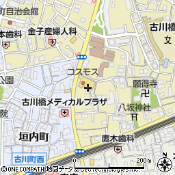 大阪府門真市御堂町11周辺の地図