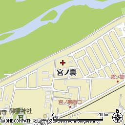 京都府木津川市木津宮ノ裏25周辺の地図