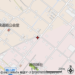 静岡県浜松市中央区西山町2108周辺の地図