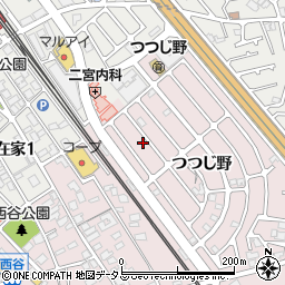 兵庫県加古川市平岡町つつじ野1-181周辺の地図