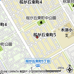 兵庫県神戸市西区桜が丘東町5丁目4-5周辺の地図
