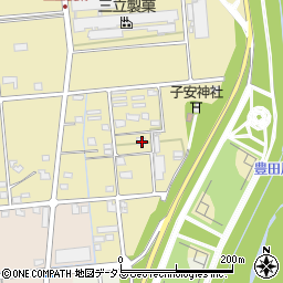 静岡県浜松市中央区白鳥町1378周辺の地図