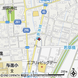 静岡県浜松市中央区市野町1570周辺の地図