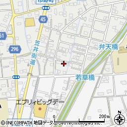 静岡県浜松市中央区市野町1507周辺の地図