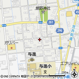 静岡県浜松市中央区市野町2392周辺の地図