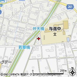 静岡県浜松市中央区市野町1408周辺の地図
