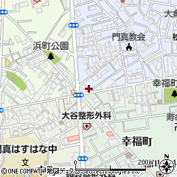 大阪府門真市石原町1-33周辺の地図