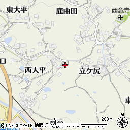 京都府木津川市鹿背山西大平3周辺の地図