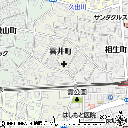 兵庫県西宮市雲井町4-2周辺の地図