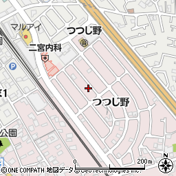 兵庫県加古川市平岡町つつじ野1-162周辺の地図