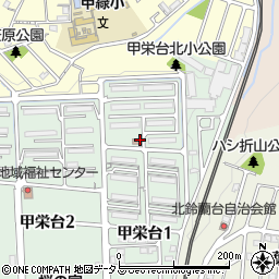 鈴蘭台ハウス管理事務所周辺の地図