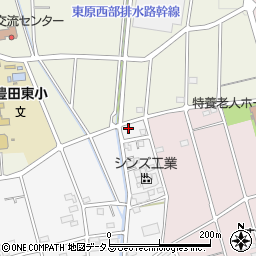 静岡県磐田市富丘120周辺の地図
