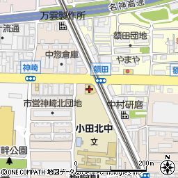 西松屋園田店周辺の地図