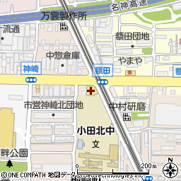 西松屋園田店周辺の地図