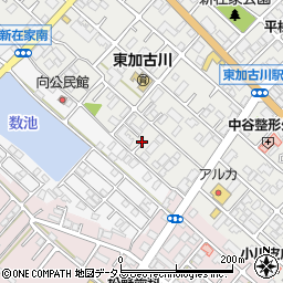 兵庫県加古川市平岡町新在家153-6周辺の地図
