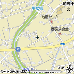 静岡県菊川市加茂1691周辺の地図