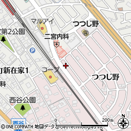 兵庫県加古川市平岡町つつじ野1-200周辺の地図