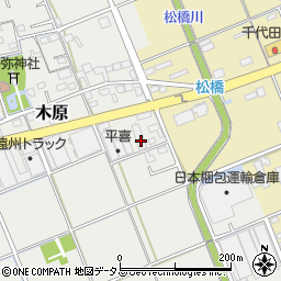 静岡県袋井市木原474周辺の地図