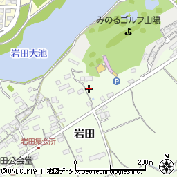 岡山県赤磐市岩田551周辺の地図