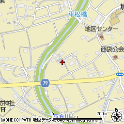 静岡県菊川市加茂1684周辺の地図