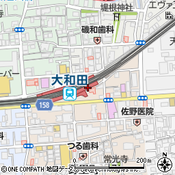 餃子の王将 京阪大和田店周辺の地図
