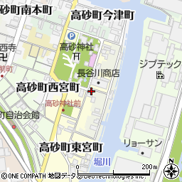 兵庫県高砂市高砂町東宮町116周辺の地図