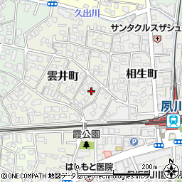 兵庫県西宮市雲井町5-20周辺の地図