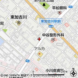 兵庫県加古川市平岡町新在家136-1周辺の地図