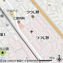 兵庫県加古川市平岡町つつじ野1-171周辺の地図