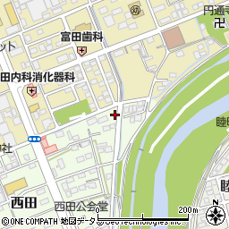 静岡県袋井市西田333周辺の地図