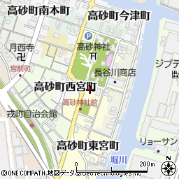 兵庫県高砂市高砂町東宮町186周辺の地図