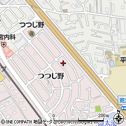 兵庫県加古川市平岡町つつじ野1-280周辺の地図
