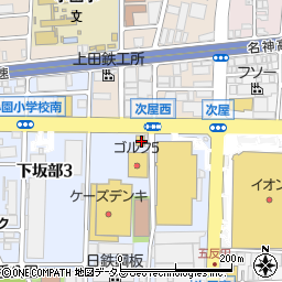 サイゼリヤ 尼崎下坂部店周辺の地図