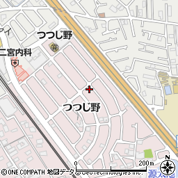 兵庫県加古川市平岡町つつじ野1-27周辺の地図