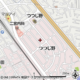 兵庫県加古川市平岡町つつじ野1-152周辺の地図