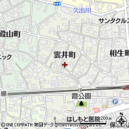 兵庫県西宮市雲井町4-5周辺の地図