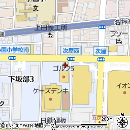 くら寿司尼崎下坂部店周辺の地図