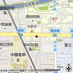 リパーク尼崎額田町第２駐車場周辺の地図