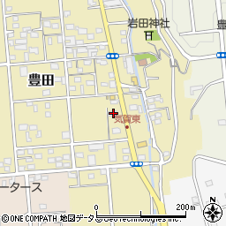 静岡県磐田市豊田86周辺の地図
