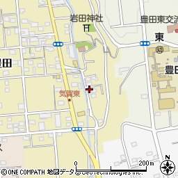 静岡県磐田市豊田122周辺の地図