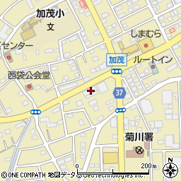 静岡県菊川市加茂5225-1周辺の地図